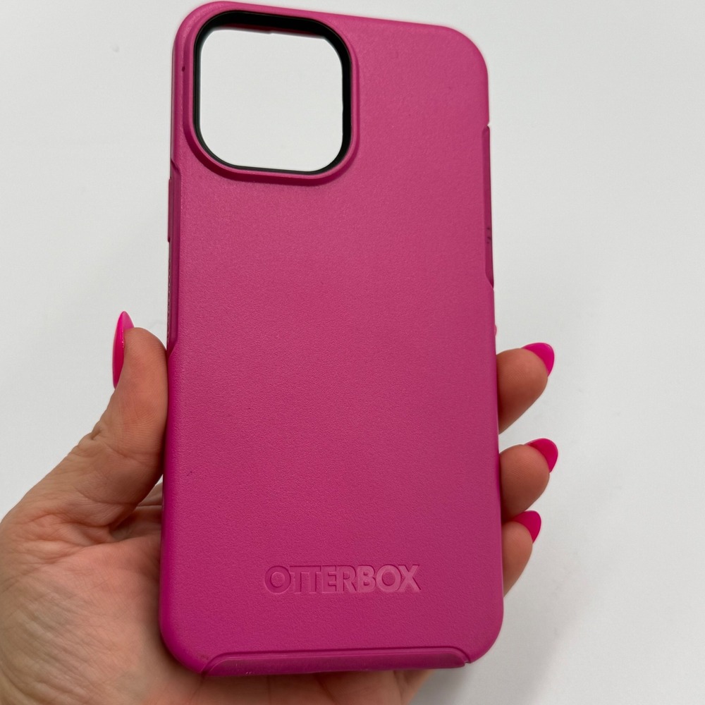 OtterBox Symmetry iPhone 14 Pro Max Case Pink Slim Barbiecore Aesthetic